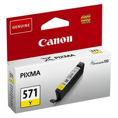 Canon Μελάνι Inkjet CLI-571Y Yellow (0388C001) (CANCLI-571Y) έως 12 άτοκες Δόσεις