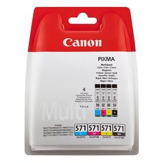 Canon Μελάνι Inkjet CLI-571 Multipack (0386C005) (CANCLI-571MPK) έως 12 άτοκες Δόσεις