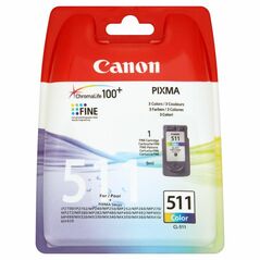 Canon Μελάνι Inkjet CL-511 Colour (Blister Pack) (2972B010) (CAN-CL511BLP) έως 12 άτοκες Δόσεις