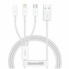 Baseus Superior Regular USB 2.0 to micro USB Cable Λευκό 1m (P10320105221-00) (BASP10320105221-00) έως 12 άτοκες Δόσεις