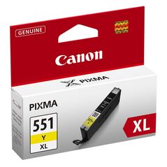 Canon Μελάνι Inkjet CLI-551YXL Yellow (6446B001) (CANCLI-551YXL) έως 12 άτοκες Δόσεις