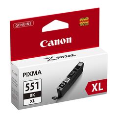 Canon Μελάνι Inkjet CLI-551BK XL Black (6443B001) (CANCLI-551BKXL) έως 12 άτοκες Δόσεις