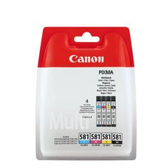 Canon Μελάνι Inkjet CLI-581MPK BK/C/M/Y (2103C004) (CANCLI-581MPK) έως 12 άτοκες Δόσεις