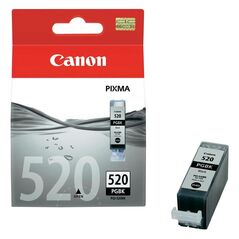 Canon Μελάνι Inkjet PGI-520BK Black (2932B001) (CANPGI-520BK) έως 12 άτοκες Δόσεις