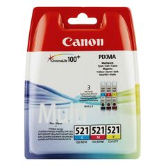 Canon Μελάνι Inkjet CLI-521VP Value Pack (2934B010) (CANCLI-521VP) έως 12 άτοκες Δόσεις