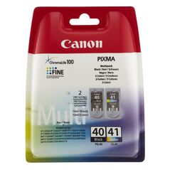 Canon Μελάνι Inkjet PG 40 & CL 41 Black & Colour (0615B043) (CANPG-40MPK) έως 12 άτοκες Δόσεις
