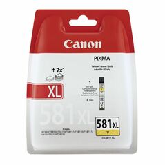 Canon Μελάνι Inkjet CLI-581YXL Yellow (2051C004) (CANCLI-581YXLBLP) έως 12 άτοκες Δόσεις