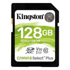 Κάρτα μνήμης SDXC C10 UHS-I U3 Kingston Canvas Select Plus 100MB/s 128GB 740617298055 740617298055 έως και 12 άτοκες δόσεις