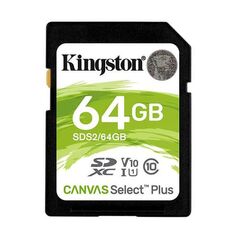 Κάρτα μνήμης SDXC C10 UHS-I U1 Kingston Canvas Select Plus 100MB/s 64Gb 740617297973 740617297973 έως και 12 άτοκες δόσεις