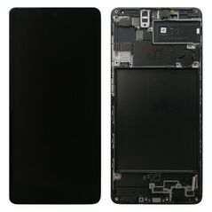 Οθόνη με Touch Screen & Μπροστινή Πρόσοψη Samsung A715F Galaxy A71 Μαύρο (Original) 1110301140476 1110301140476 έως και 12 άτοκες δόσεις