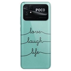Θήκη TPU inos Xiaomi Poco C40 Art Theme Love-Laugh-Life 5205598162672 5205598162672 έως και 12 άτοκες δόσεις