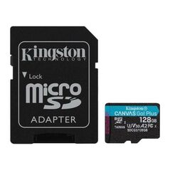 Κάρτα μνήμης Micro SDXC C10 UHS-I U3 Kingston Canvas Go! Plus 170MB/s 128Gb + 1 ADP 740617301182 740617301182 έως και 12 άτοκες δόσεις