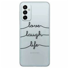 Θήκη TPU inos Samsung M135F Galaxy M13 Art Theme Love-Laugh-Life 5205598161040 5205598161040 έως και 12 άτοκες δόσεις