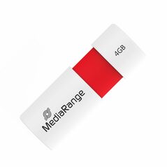 MediaRange USB 2.0 Flash Drive Color Edition 4GB (Red) (MR970) έως 12 άτοκες Δόσεις