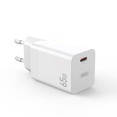 XO - CE10 wall charger 65W, USB-C, PD, 3A white XO-CE10-W 75463 έως 12 άτοκες Δόσεις