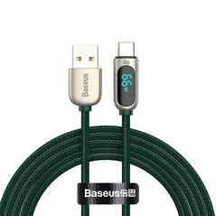 Baseus Baseus Display Cable USB to Type-C, 66W, 2m (green) 031312 6932172600594 CASX020106 έως και 12 άτοκες δόσεις