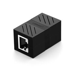 Ugreen Cat7 RJ45 Ethernet Cable Coupler Black (20390) (UGR20390) έως 12 άτοκες Δόσεις