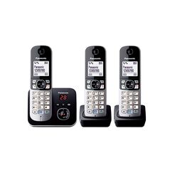Ασύρματο Τηλέφωνο Panasonic KX-TG6823GB Black (KX-TG6823GB) (PANKX-TG6823GB) έως 12 άτοκες Δόσεις