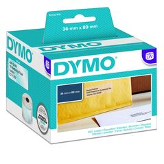 Πλαστική Ετικέτα DYMO 99013 89x36mm (Διάφανο) (1 Ρολό) (S0722410) (DYMO99013) έως 12 άτοκες Δόσεις