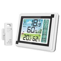Weather station Temperature and humidity display (indoor and outdoor) MA6848 76785 έως 12 άτοκες Δόσεις