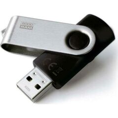 GOODRAM USB STICK 2.0 128GB BLACK / SILVER GR-UTS2-128GB 76622 έως 12 άτοκες Δόσεις