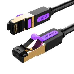 Vention Category 7 SFTP Network Cable Vention ICDBD 0.5m Black 056635 6922794741768 ICDBD έως και 12 άτοκες δόσεις