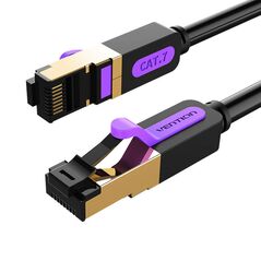 Vention Network Cable CAT7 SFTP Vention ICDBF RJ45 Ethernet 10Gbps 1m Black 056636 6922794741775 ICDBF έως και 12 άτοκες δόσεις