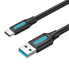 Vention USB 3.0 A to USB-C Cable Vention COZBG 3A 1.5m Black PVC 056541 6922794749375 COZBG έως και 12 άτοκες δόσεις