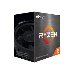 Επεξεργαστής AMD RYZEN 5 5600X Box AM4 (3,70Hz) with Wraith Spire cooler (100-100000065BOX) (AMDRYZ5-5600X) έως 12 άτοκες Δόσεις