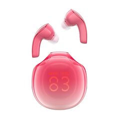 Acefast Earphones TWS Acefast T9, Bluetooth 5.3, IPX4 (pomelo red) 061081  T9 Pomelo Red έως και 12 άτοκες δόσεις 6974316282532