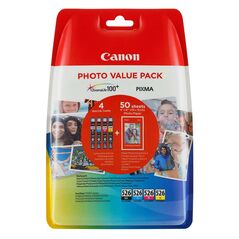 Canon Μελάνι Inkjet CLI-526 CMY 3 Pack (4541B018) (CANCLI-526MP) έως 12 άτοκες Δόσεις