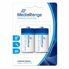 Αλκαλική Μπαταρία MediaRange Premium C 1.5V (LR14) (2 Pack) (MRBAT108) έως 12 άτοκες Δόσεις