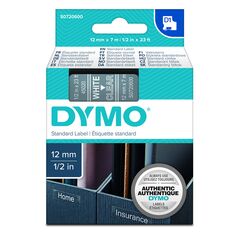 Ταινία Ετικετογράφου DYMO Standard 45020 12 mm x 7 m (Λευκά Γράμματα σε Διάφανο Φόντο) (S0720600) (DYMO45020) έως 12 άτοκες Δόσεις