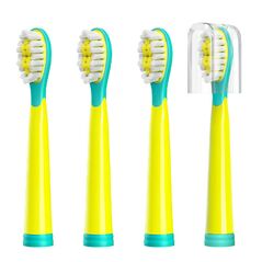Bitvae Toothbrush tips Bitvae BV 2001 (blue/yellow) 058312  BV 2001   4 pcs έως και 12 άτοκες δόσεις 6973734201330