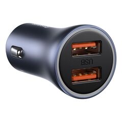Baseus Baseus Golden Contactor Pro car charger, 2x USB, 40W (gray) 025438  CCJD-A0G έως και 12 άτοκες δόσεις 6953156201972