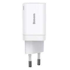 Baseus Baseus Super Si Pro Quick Charger USB + USB-C 30W (white) 029155  CCSUPP-E02 έως και 12 άτοκες δόσεις 6953156206359