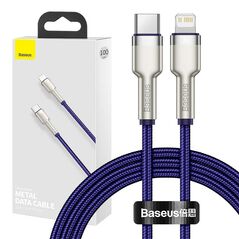 Baseus USB-C cable for Lightning Baseus Cafule, PD, 20W, 1m (green) 029672  CATLJK-A05 έως και 12 άτοκες δόσεις 6953156202085