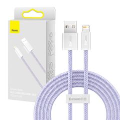 Baseus Baseus Dynamic cable USB to Lightning, 2.4A, 2m (Purple) 030381  CALD000505 έως και 12 άτοκες δόσεις 6932172602086