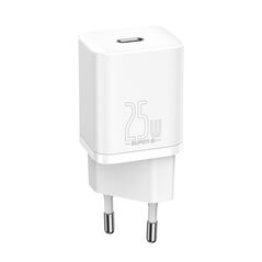 Baseus Wall charger Baseus Super Si Quick Charger 1C 25W (white) 030393  CCSP020102 έως και 12 άτοκες δόσεις 6932172603731