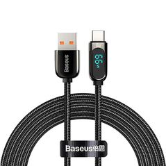 Baseus Baseus Display Cable USB to Type-C, 66W, 1m (black) 031309  CASX020001 έως και 12 άτοκες δόσεις 6932172600563