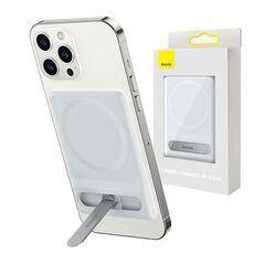 Baseus Baseus Foldable Magnetic swivel stand holder for iPhone MagSafe (white) 035026  LUXZ010002 έως και 12 άτοκες δόσεις 6932172609504