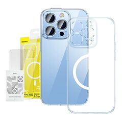 Baseus Baseus Crystal Transparent Magnetic Case and Tempered Glass set for iPhone 14 Pro Max 038900  ARJC010102 έως και 12 άτοκες δόσεις 6932172616540