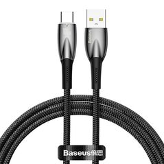 Baseus USB cable for USB-C Baseus Glimmer Series, 100W, 1m (Black) 039900  CADH000401 έως και 12 άτοκες δόσεις 6932172617967