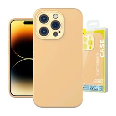 Baseus Baseus Liquid Silica Gel Case for iPhone 14 Pro (Sunglow)+ tempered glass + cleaning kit 040543  ARYT020510 έως και 12 άτοκες δόσεις 6932172622619