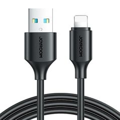 Joyroom Cable to USB-A / Lightning / 2.4A / 0.25m Joyroom S-UL012A9 (black) 044699  S-UL012A9 0.25m LB έως και 12 άτοκες δόσεις 6956116733384