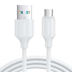 Joyroom Cable to Micro USB-A / 2.4A / 0.25m Joyroom S-UM018A9 (white) 044822  S-UM018A9 0.25m MW έως και 12 άτοκες δόσεις 6956116733476