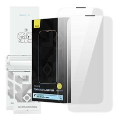 Baseus Tempered Glass Baseus Corning for iPhone 14 Pro with built-in dust filter 048660  P60012218201-00 έως και 12 άτοκες δόσεις 6932172631741