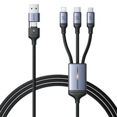 Joyroom Cable Speedy  USB Joyroom SA21-2T3, 6 in 1/ 100W/Cable 1.5m (black) 053742  SA21-2T3 έως και 12 άτοκες δόσεις 6941237100412