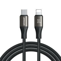 Joyroom Cable Joyroom Light-Speed USB-C to Lightning  SA25-CL3 , 30W , 1.2m (black) 053736  SA25-CL3 έως και 12 άτοκες δόσεις 6941237103314