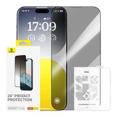 Baseus Privacy Protection Tempered Glass Baseus Diamond iPhone 15 Pro 054907  P60057405203-01 έως και 12 άτοκες δόσεις 6932172642631